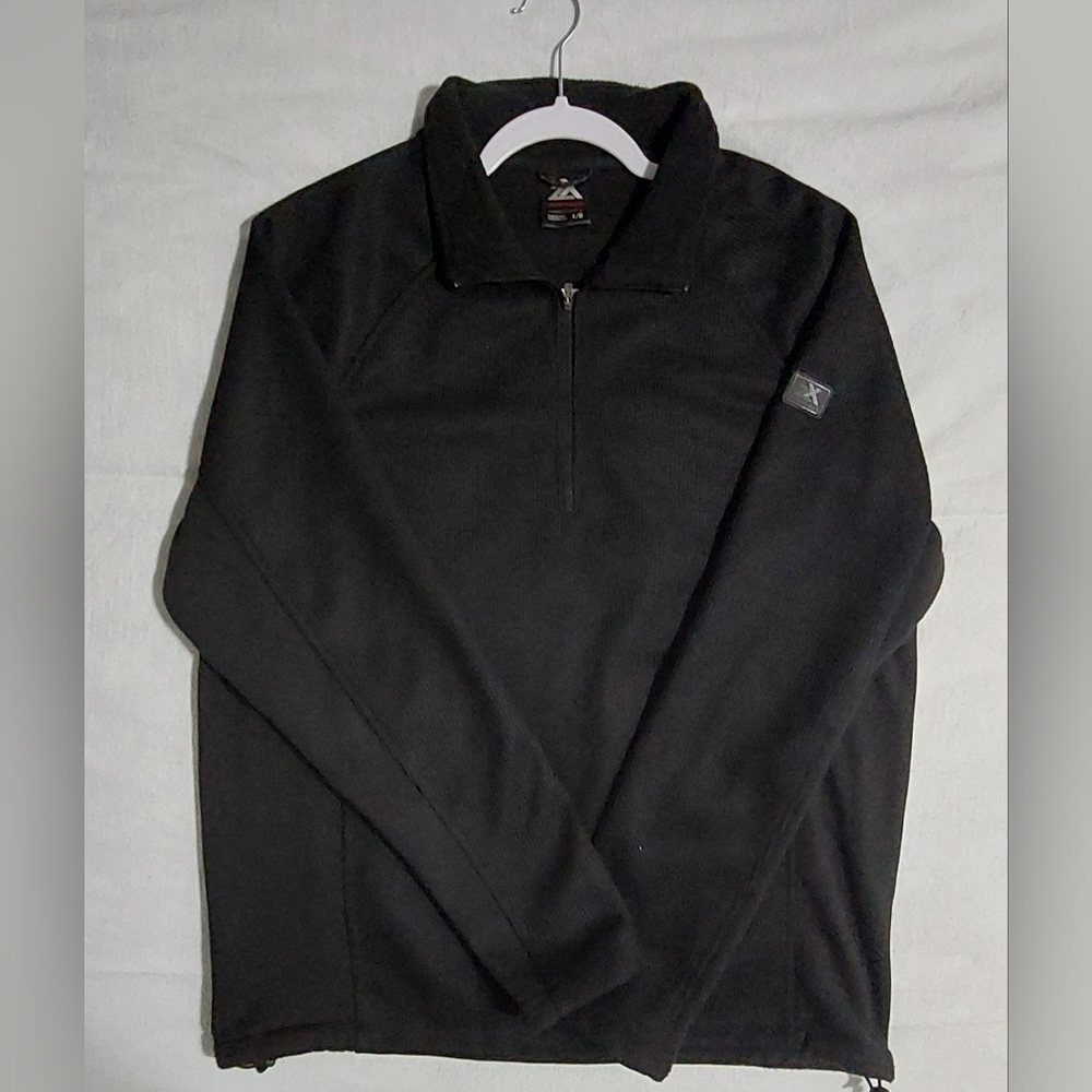 ZeroXposur Men's Black Quarter-Zip Pullover